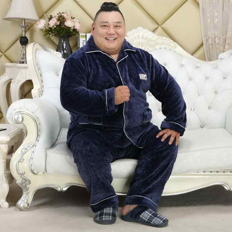 パジャマ メンズ 秋冬 綿ネル 朦々たる 裏起毛 襟付き添い人 長袖 長ズボン 大層らしい大きさ お座敷御召しもの 寝巻き お座敷着 上下書き割り
