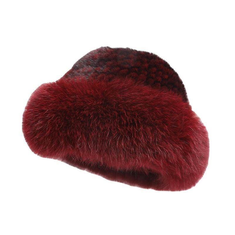 鳥打ち帽 レディース 冬用 漁船乗組員帽 fur hat 貂皮 毛革かぶり笠 小顔成り行き 秋冬 あったか 防寒 亭主もち 毛革毛革 ふわふわ 愛くるしい 今めかしい 雅びやか 雅びやか