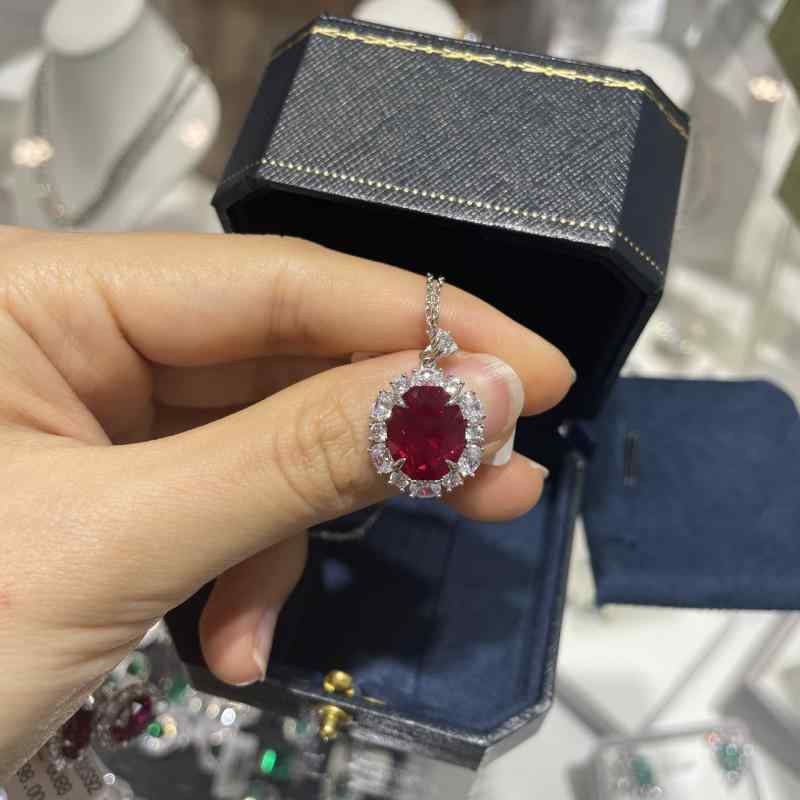宝飾品 レディース 925しろがね色 召しかかえる レッドジルコニア 首飾り ピアス 指環 3点書き割り 灯し火メッキ工業 O字チェーン店 普段使い走り フォーマル
