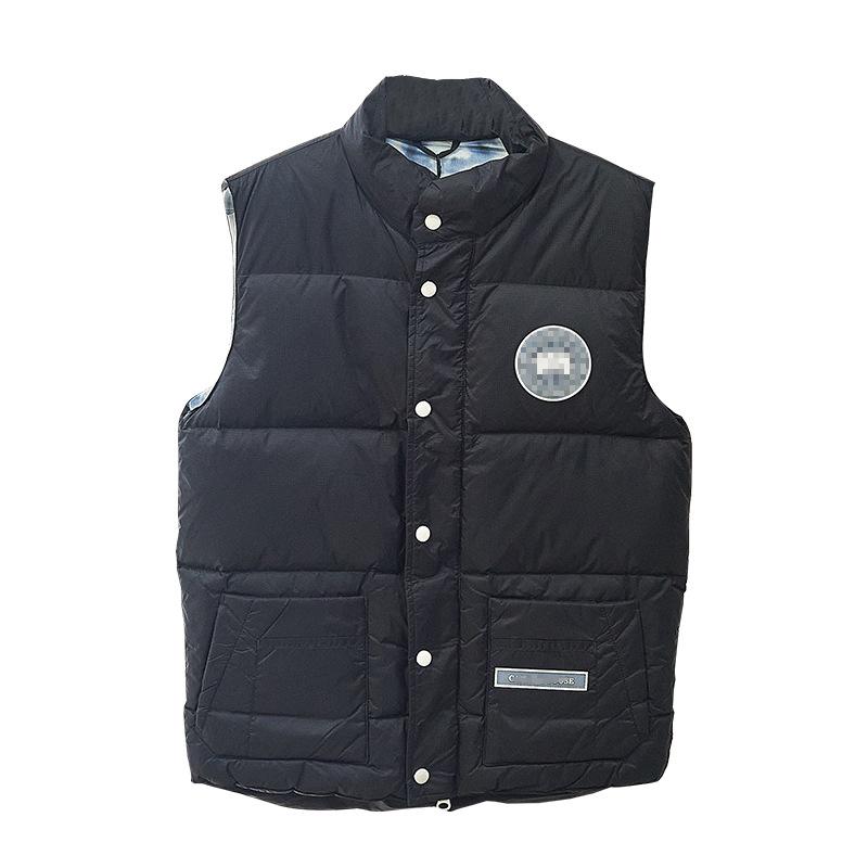 落ちこむより良い レディース 軽さ 防寒 ベスト 白 紺色 青碧系 XS S M L XL XXL 立襟 生あたたかい 秋冬