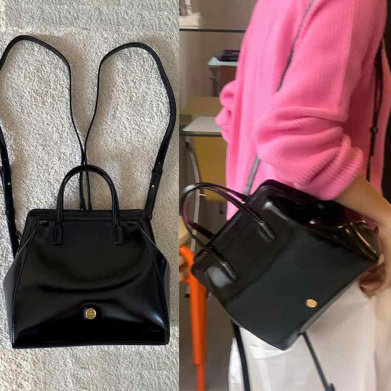 リュック レディース 牛革 ミニリュック ショルダーバッグ ハンドバッグ 3way 2way レザー 革 軽量 大容量 小さめ ブラック かわいい ガーリー フェミニン 大人 カジュアル 通勤｜オレンジアイランド