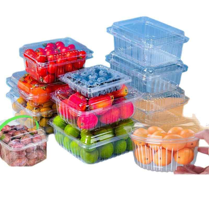 フルーツ容器 フルーツケース 使い捨て 500ml 透明 プラスチック いちご スイカ ケーキ パック ふた付き 容器｜オレンジアイランド