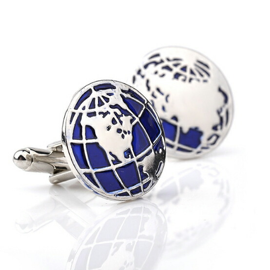 楽天市場】クーポン発行中 在庫限り カフスボタン 地球儀 カフス