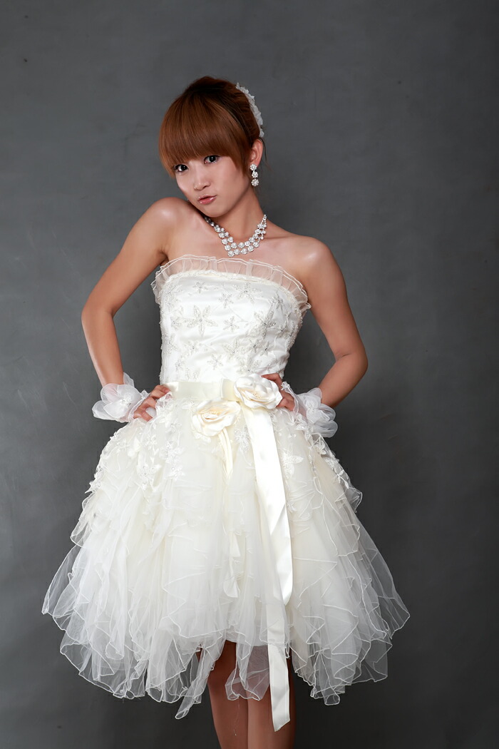 Orange58 Miniskirt Length Wedding Dress A Rakuten Global Market