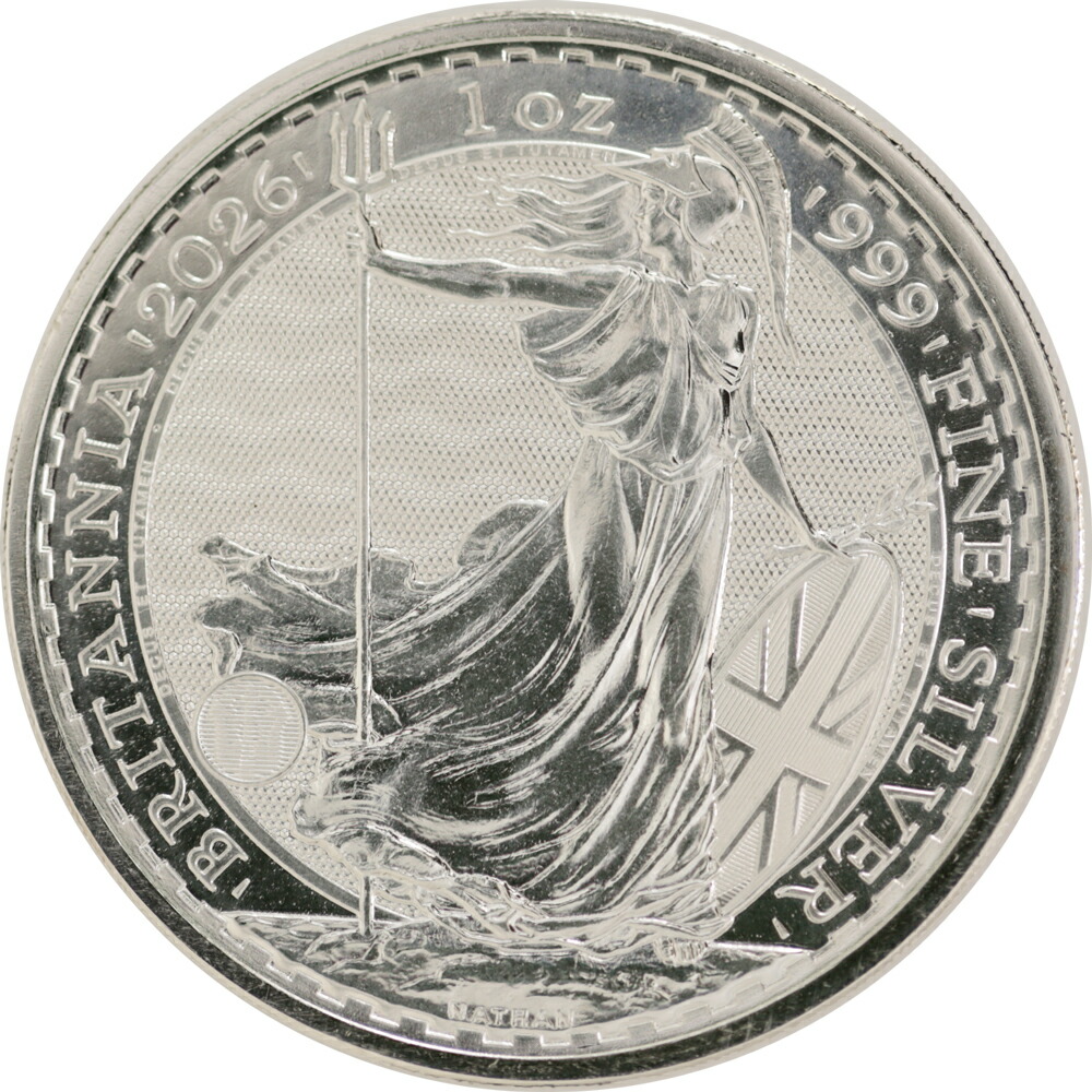 楽天市場】イギリス 2021ブリタニア銀貨 純銀 999silver 1オンス 38.61
