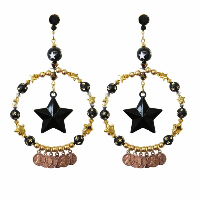 本日限定！ロベルタチャレラ　耳元で輝くお洒落スクエア　2連ピアス　プラチナメッキ 本日限定！ロベルタチャレラ 耳元で輝くお洒落スクエア 2連