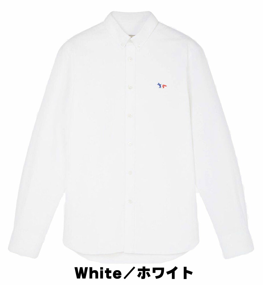 maison kitsune long sleeve polo