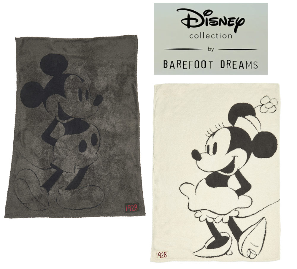 楽天市場 ベアフットドリームス ディズニーコラボ ミッキーマウス ミニーマウス クラシックブランケット Barefoot Dreams Disney Classic Mickey Mouse Minnie Mouse Blanket あす楽対応 関東 Disneyzone ブランドshop オレンジクッキー