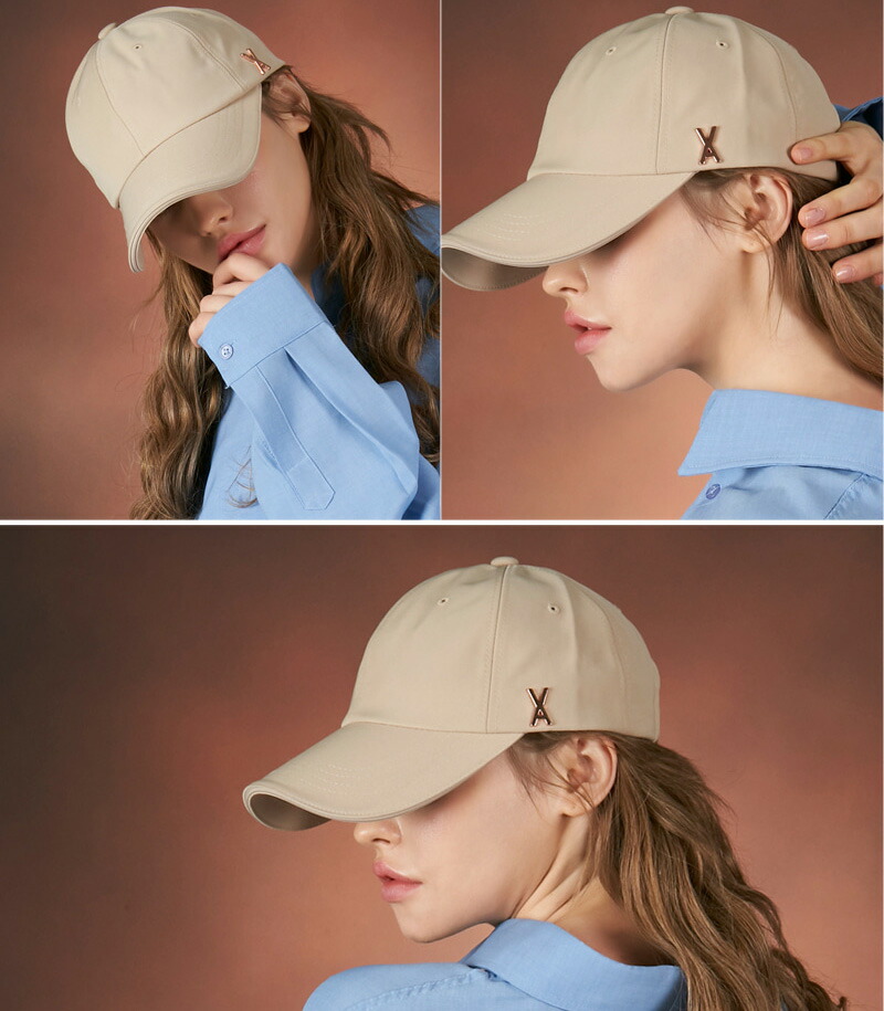 【正規販売店】VARZARバザールキャップ韓国ブランドCAP紫外線対策帽子ローズゴールドブラックピンクベージュRosegoldstudoverfitballcap642643644【あす楽対応_関東】