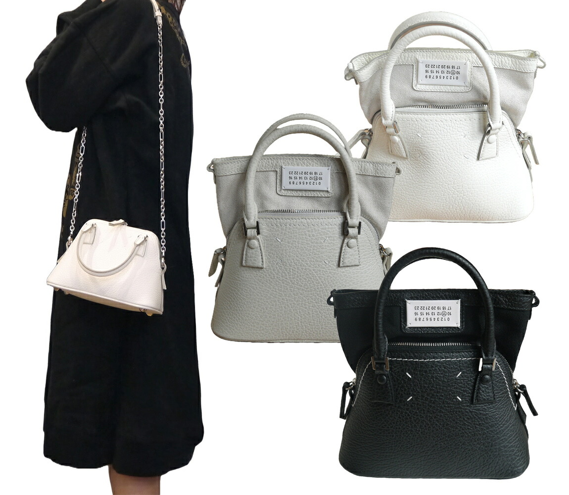 ハンドバッグ Maison Margiela (S56WG0164 P4348 T8013) Women's 5AC Micro Cr 41qU5B4DF-L._UY900_.jpg