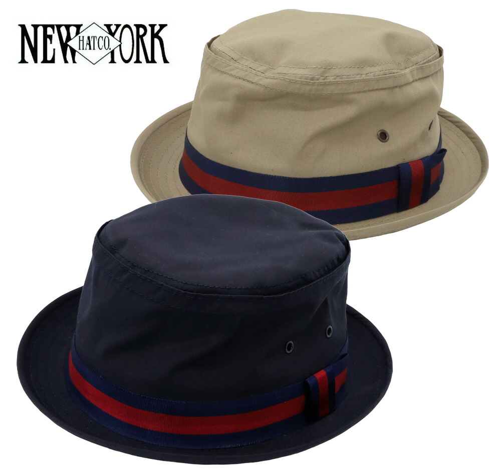 【正規販売店】ニューヨークハット New York Hat ポークパイ ハット 帽子 Fisherman's Bucket フィッシャーマンハット ブラック ベージュ 大きいサイズ対応 USA製