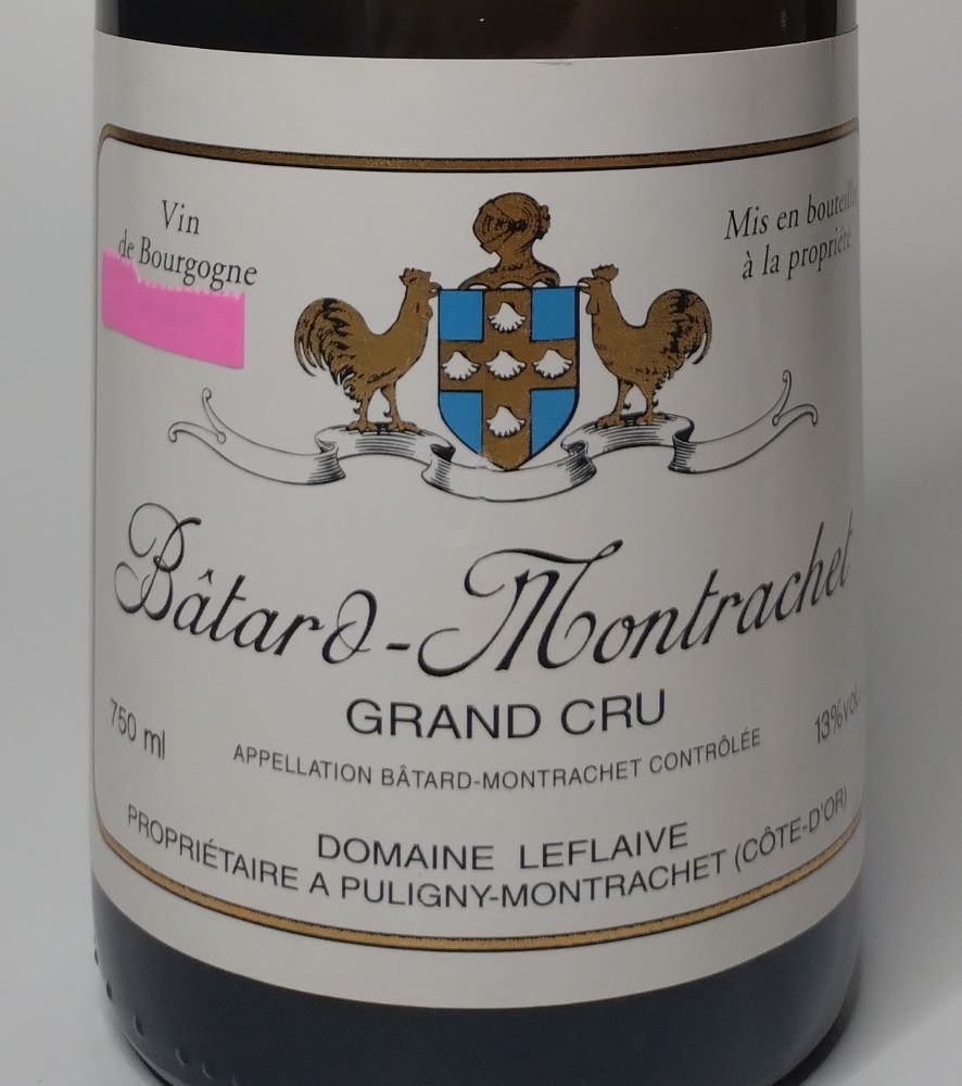 バタール・モンラッシェ ルフレーヴ 2011 Leflaive Batard Montrachet 白ワイン グランクリュ ブルゴーニュ|Orange Lab.