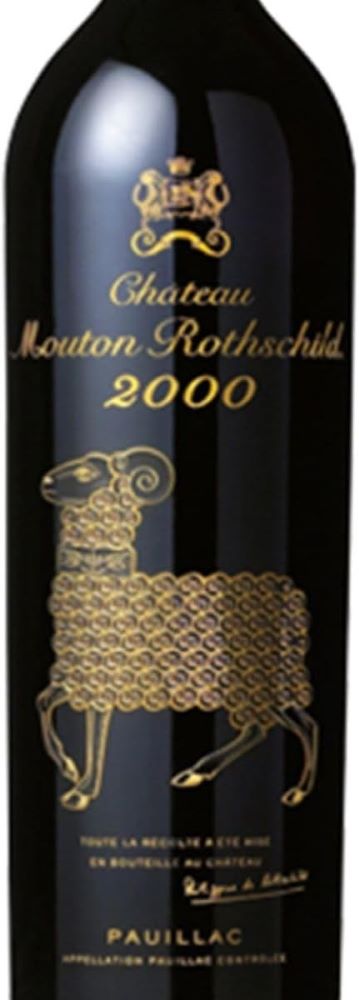 シャトー ムートン ロートシルト 2000 【パーカーポイント 96+点】 Chateau Mouton Rothschild ５大シャトー ロスチャイルド メドック格付け第1級 フランス ボルドールド