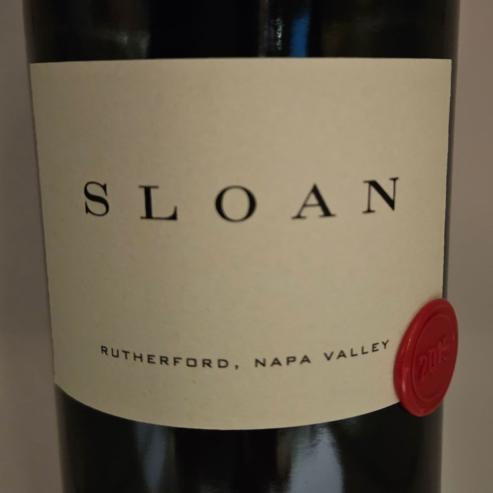2015 スローン エステート プロプライエタリー レッド ラザフォード ナパ ヴァレー Sloan Proprietary Red|Orange Lab.