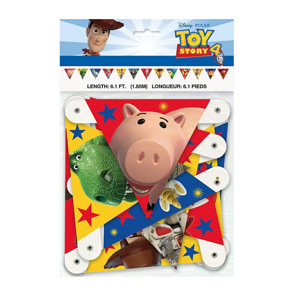 楽天市場 Disney ディズニー結婚式 パーティ 誕生日 お祝い ハロウィン バースデー イベント 装飾品 飾り ガーランド 旗 Toy Story トイストーリー 結婚式グッズfantastic Wedding