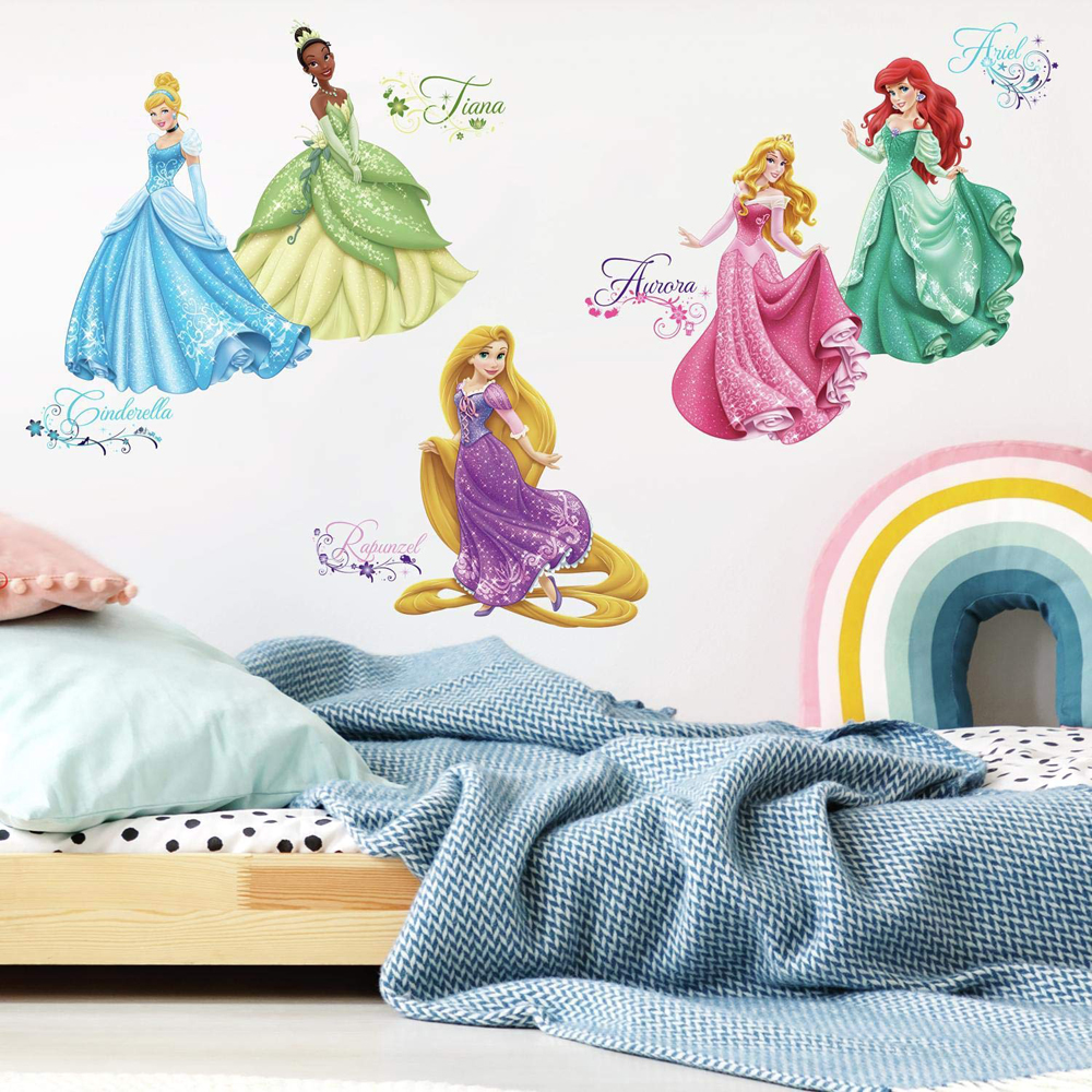 楽天市場 Disney Princess Peel Stick Wall Decals ディズニー プリンセス ウォールステッカー アメリカーナ Americana