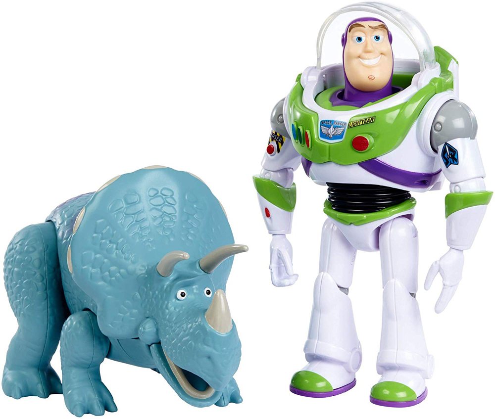 Mattel社製 日本未発売のビックフィギュアです トイストーリー バズライトイヤー トリクシーフィギュアセット Toy Story Disney 宅急便送料無料ホビー And Toy Pixar Trixie Adventure 2 Pack Buzz Lightyear And Trixie 宅急便送料無料 フィギュア