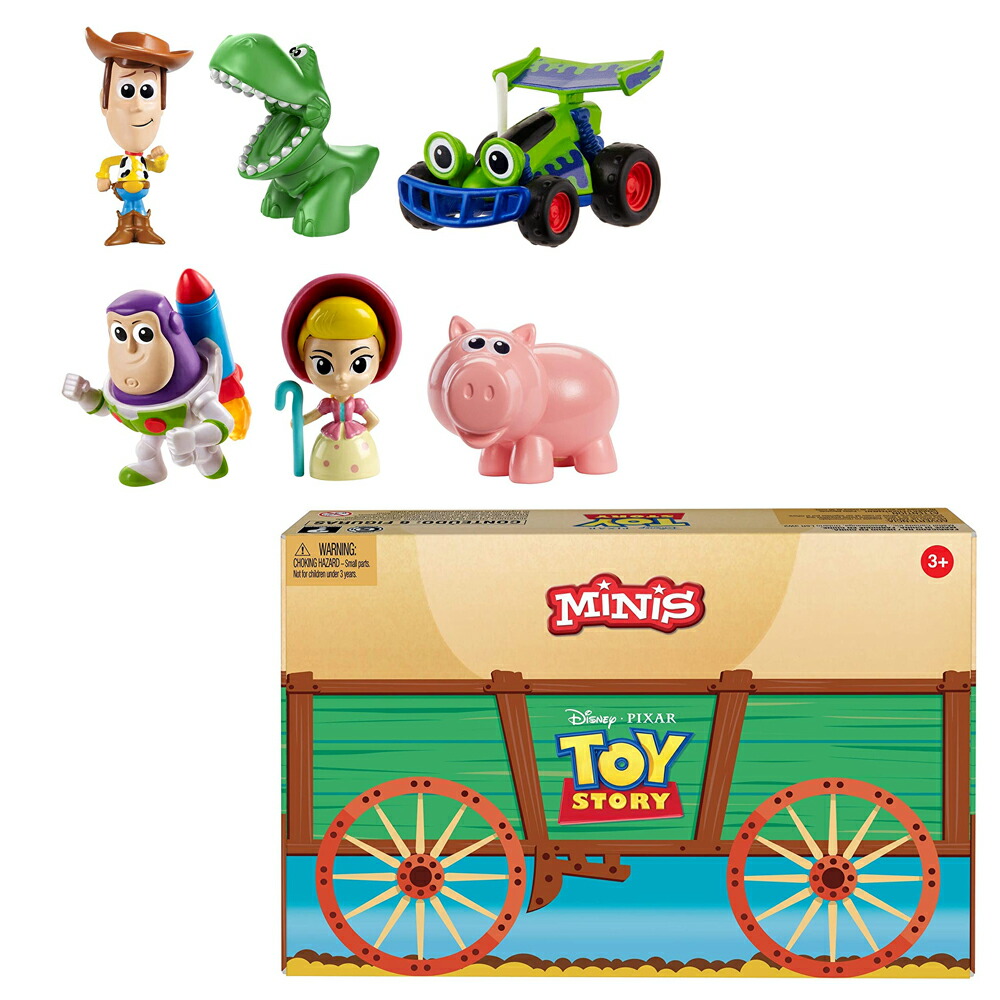 楽天市場 トイストーリー ミニズ6体セット アンディーズトイチェストbox 宅急便送料無料 オレンジマミー