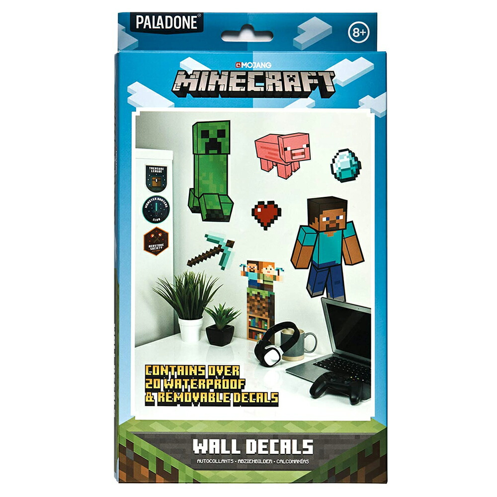 楽天市場 マインクラフト ウォールステッカー ウォールデカール 4シート 宅急便送料無料 オレンジマミー