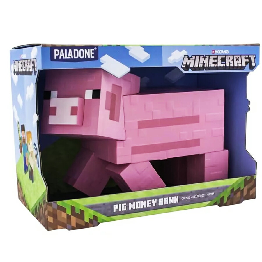 楽天市場 マインクラフト ピッグマネーバンク ブタの貯金箱 Minecraft Pig Money Bank 宅配便送料無料 オレンジマミー