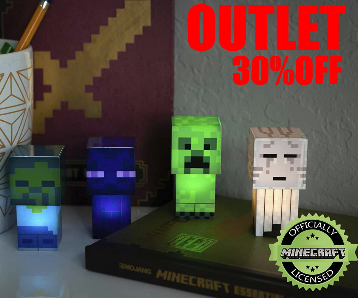 楽天市場 アウトレットセール マインクラフトledミニモブフィギュア4体セット Minecraft Mini Mob 4 Piece Figure Mood Light Set 定形外郵便は送料無料 オレンジマミー