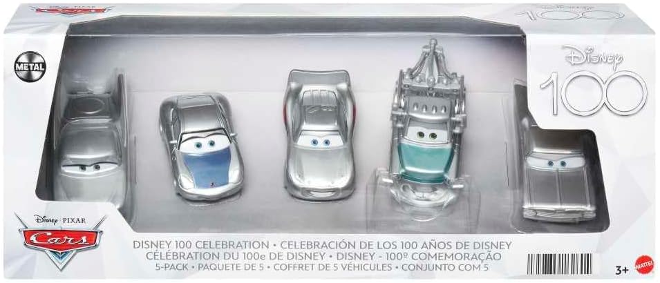 ディズニー ピクサー カーズ シルバーカラー DISNEY 100 CELEBRATION 5-PACK LMQ Sally Mater Ramone Flo 2023宅急便