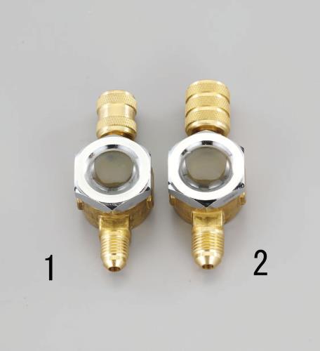 エスコ (ESCO) EA104AE-1 [R12･R22･R407C] ｻｰﾋﾞｽ用ｻｲﾄｸﾞﾗｽ EA104AE-1 【2個セット】｜Orange Tool Tokiwa