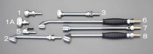 エスコ (ESCO) EA123CB-7 280mm ｴｱｰﾁｬｯｸ(建設車両用) EA123CB-7 【2個セット】