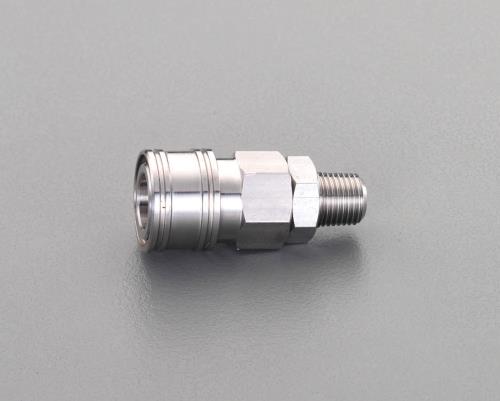 エスコ (ESCO) EA140DH-113 R 3/8\" 雄ねじｿｹｯﾄ(20型/ｽﾃﾝﾚｽ) EA140DH-113 【2個仕掛ける】"