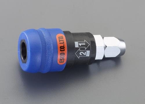 エスコ (ESCO) EA140VD-4 8.5mm ｳﾚﾀﾝﾎｰｽ用ｿｹｯﾄ(残圧抜き機構) EA140VD-4 【7個セット】