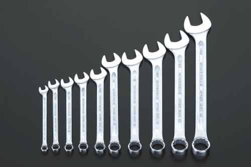 【SALE必要経費】エスコ (ESCO) EA614SV 10本組/1/4\"-3/4\""片目片口鍵 EA614SV"
