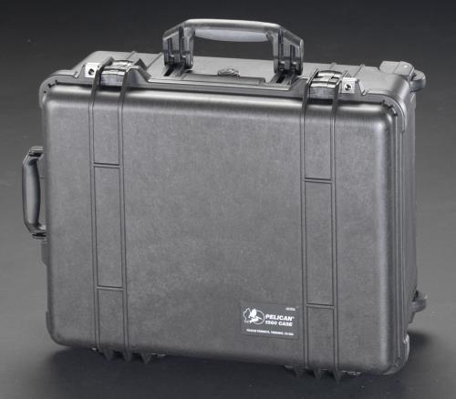 【SALE必要経費】エスコ (ESCO) EA657-156 506x380x229粍/内寸 全能雨合羽入れもの(黒) EA657-156