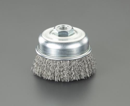 エスコ (ESCO) EA809YR-71 75mm/M10 ﾜｲﾔｰﾌﾞﾗｼ(ｶｯﾌﾟ型/ｽﾃﾝﾚｽ製) EA809YR-71 【2個セット】