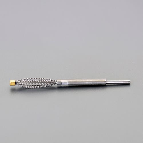 エスコ (ESCO) EA819BK-112 12x100mm/3mm軸 軸付ﾜｲﾔｰﾌﾞﾗｼ(楕円型) EA819BK-112 【3本セット】