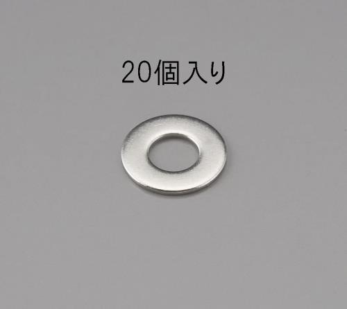エスコ (ESCO) EA949LX-210 M10 平ﾜｯｼｬｰ(ｽﾃﾝﾚｽ製/20枚) EA949LX-210 【14pkセット】
