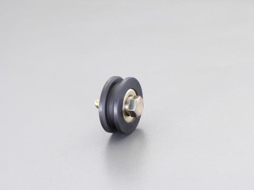 エスコ (ESCO) EA986RA-409 90mm 戸車車輪(重量用･V型･ｺ型兼用) EA986RA-409 【2個セット】