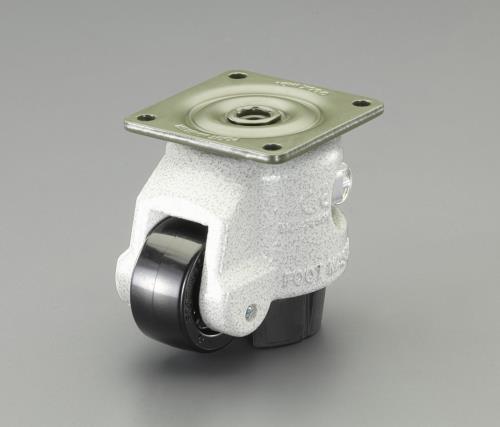 エスコ (ESCO) EA986TL-22 63粍/500kg レベリングキャスター(打ち切り付/ラチェット式) EA986TL-22