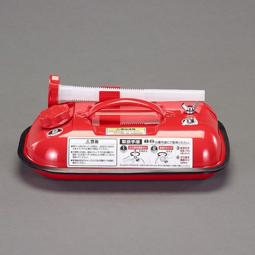 エスコ (ESCO) EA991HB-105B 5L ｶﾞｿﾘﾝ携行缶(UN適合品) EA991HB-105B 【2個セット】