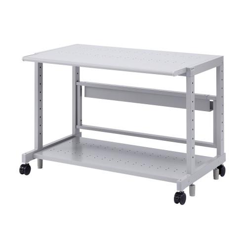 エスコ (ESCO) EA954HC-593 1018x620x700mm パソコンラック(ロータイプ) EA954HC-593