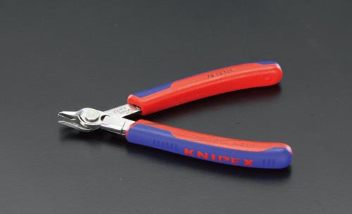 エスコ (ESCO) EA535KE-2 125mm 精密用ニッパー(グリップ・ホールド付/INOX EA535KE-2 【2丁セット】|Orange Tool Tokiwa