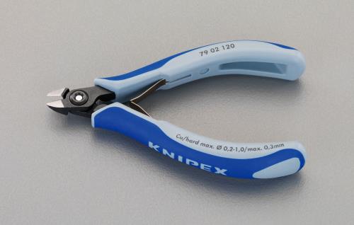 エスコ (ESCO) EA535KG-3 120mm 精密用ニッパー(グリップ・バネ付) EA535KG-3