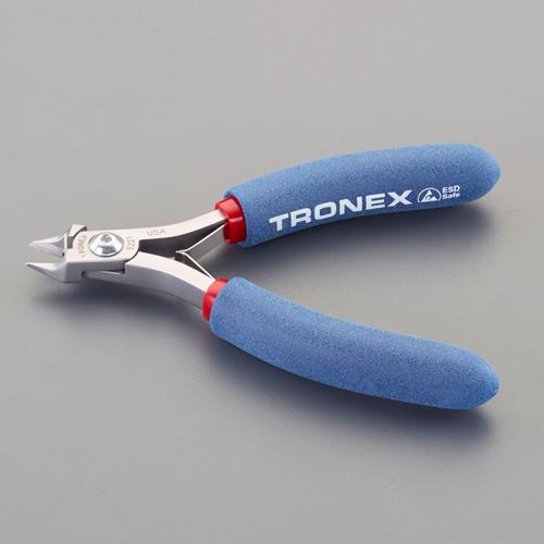 エスコ (ESCO) EA535TD-12 120mm 精密用ニッパー(フラッシュ/ESD) EA535TD-12|Orange Tool Tokiwa