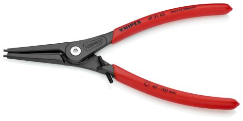 エスコ (ESCO) EA590BJ-13 40-100mm 軸用スナップリングプライヤー(ストッパー付) EA590BJ-13