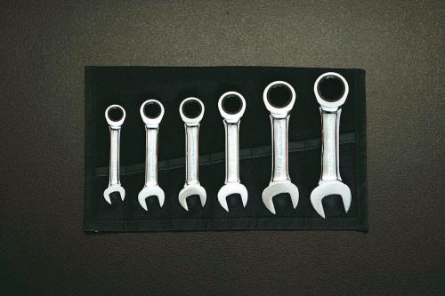 エスコ (ESCO) EA614LS 6丁組 ギアレンチ(スタビー) EA614LS 【2組セット】|Orange Tool Tokiwa