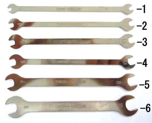 エスコ (ESCO) EA615-4 6.0x6.5/120x1.5mm 両口ｽﾊﾟﾅ(薄型) EA615-4 【5丁セット】