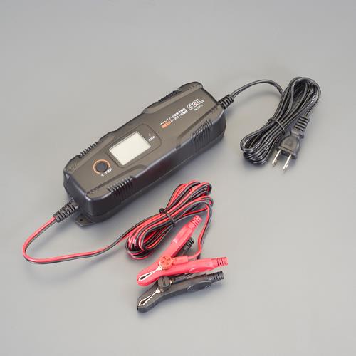 エスコ (ESCO) EA815YA-21A AC100V 自動充電器(ｵｰﾄﾊﾞｲ/小型車用) EA815YA-21A 【2個セット】