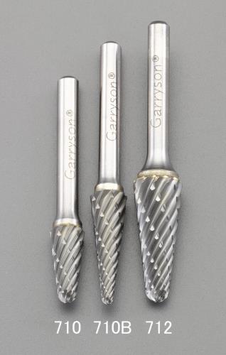 エスコ (ESCO) EA819JC-710 [快削]10x19mm/6mm軸 超硬ｶｯﾀｰ(鉄･鋳物用) EA819JC-710 【2本セット】