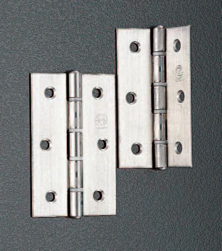 エスコ (ESCO) EA951CK-64 64x 42 mm 厚口丁番(ｽﾃﾝﾚｽ製/2個) EA951CK-64 【6袋セット】