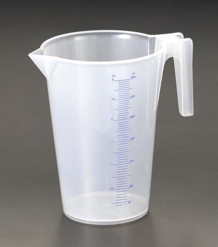 エスコ (ESCO) EA991P-5 5000ml 計量ｶｯﾌﾟ EA991P-5 【2個セット】 7,940円