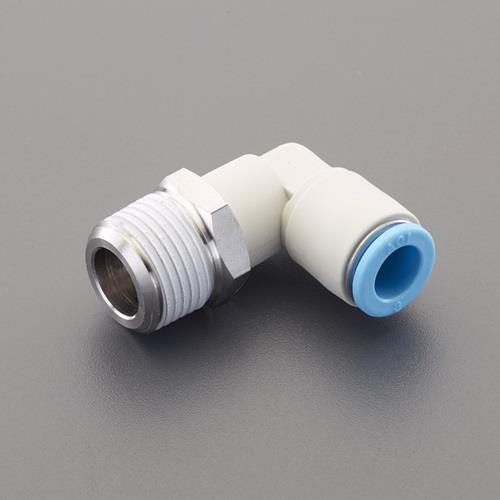 エスコ (ESCO) EA140HR-141 4mmxR1/8\" ｴﾙﾎﾞﾕﾆｵﾝ(ｽﾃﾝﾚｽ製) EA140HR-141 【3個仕掛ける】"